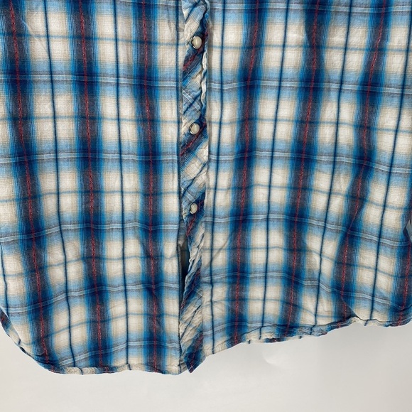 Roper snap pearl button button down western rodeo farm - Picture 5 of 8